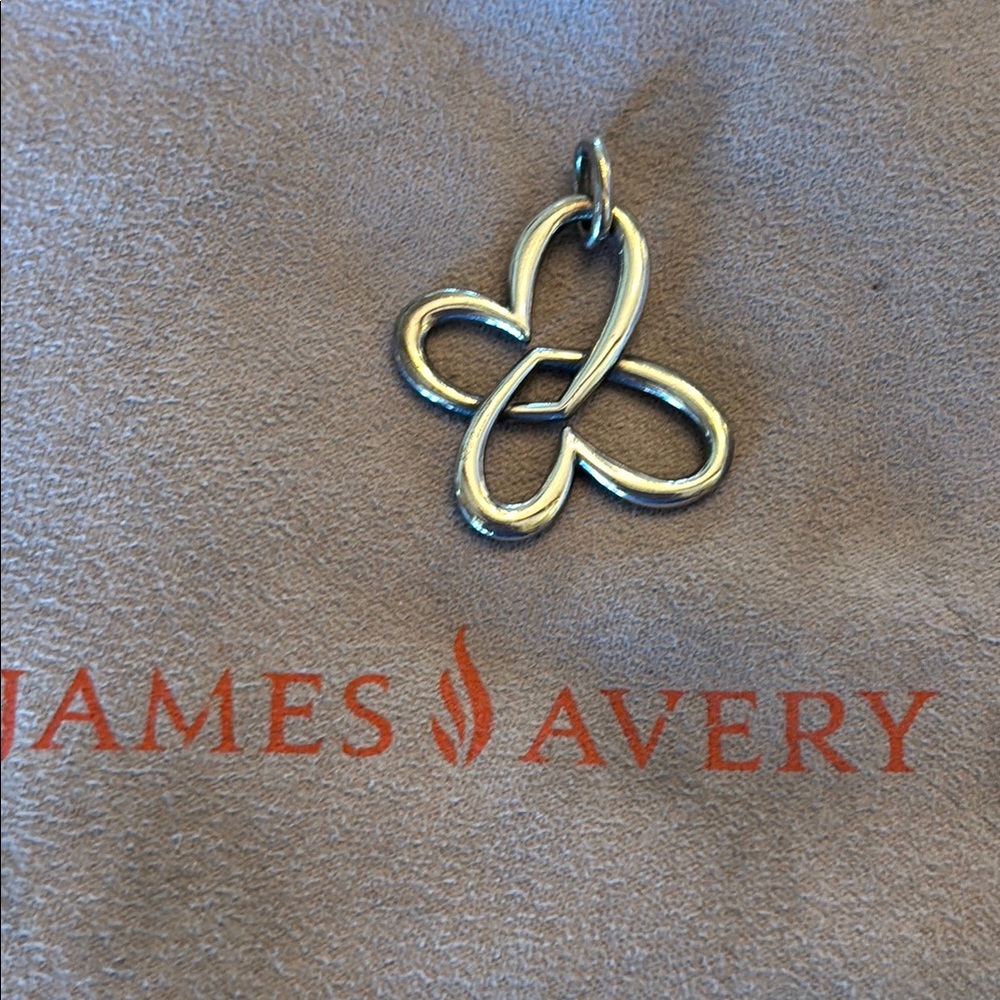 James Avery Silver Heart Pendant
